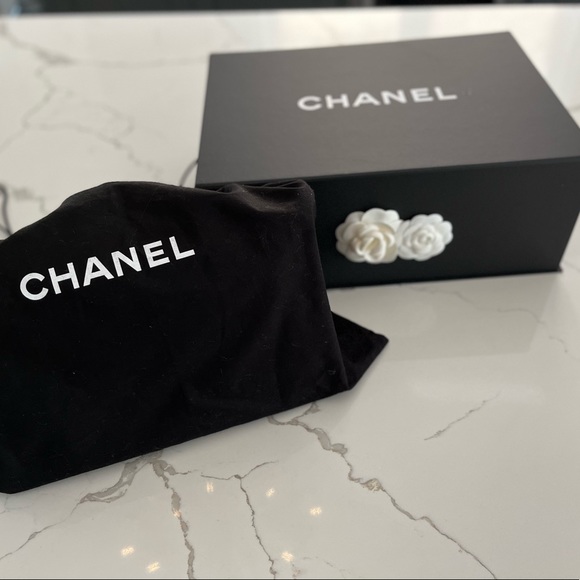 Chanel Large Caviar Flap Bag with Antique Gold Hardware - Picture 15 of 16